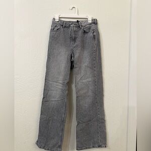 H&M Women's Straight Leg Gray Jeans